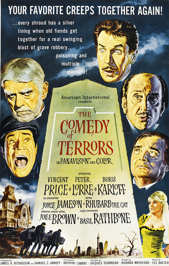 Movie Photograph - The Comedy Of Terrors, Clockwise by Everett