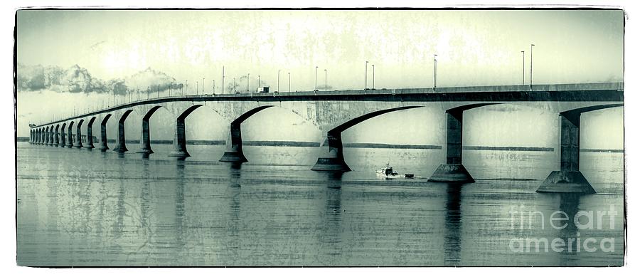 Bridge Photograph - The Confederation Bridge PEI by Edward Fielding