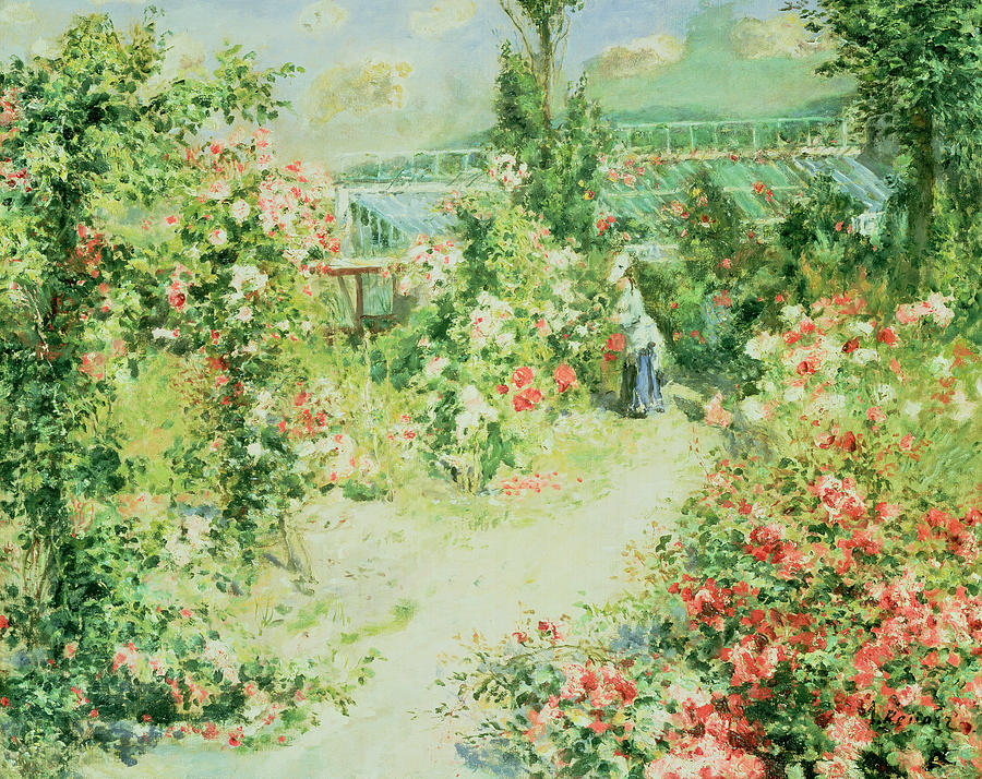 Pierre Auguste Renoir Painting - The Conservatory by Pierre Auguste Renoir