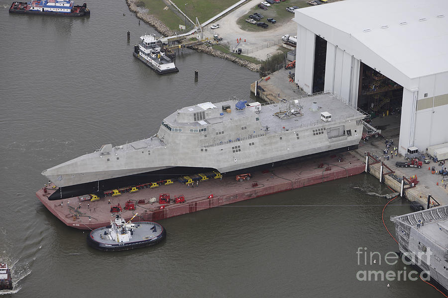 Transportation Photograph - The Coronado Littoral Combat Ship by Stocktrek Images
