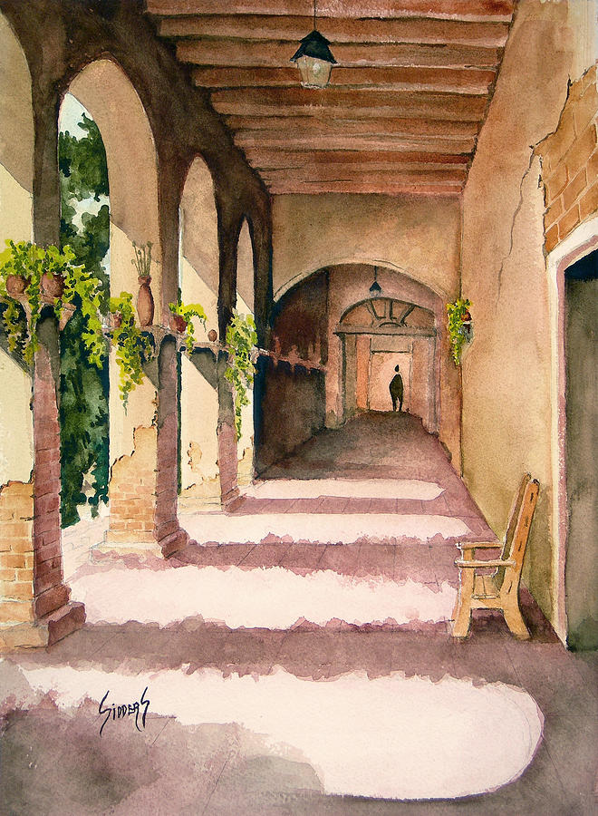 Corridor Painting - The Corridor by Sam Sidders