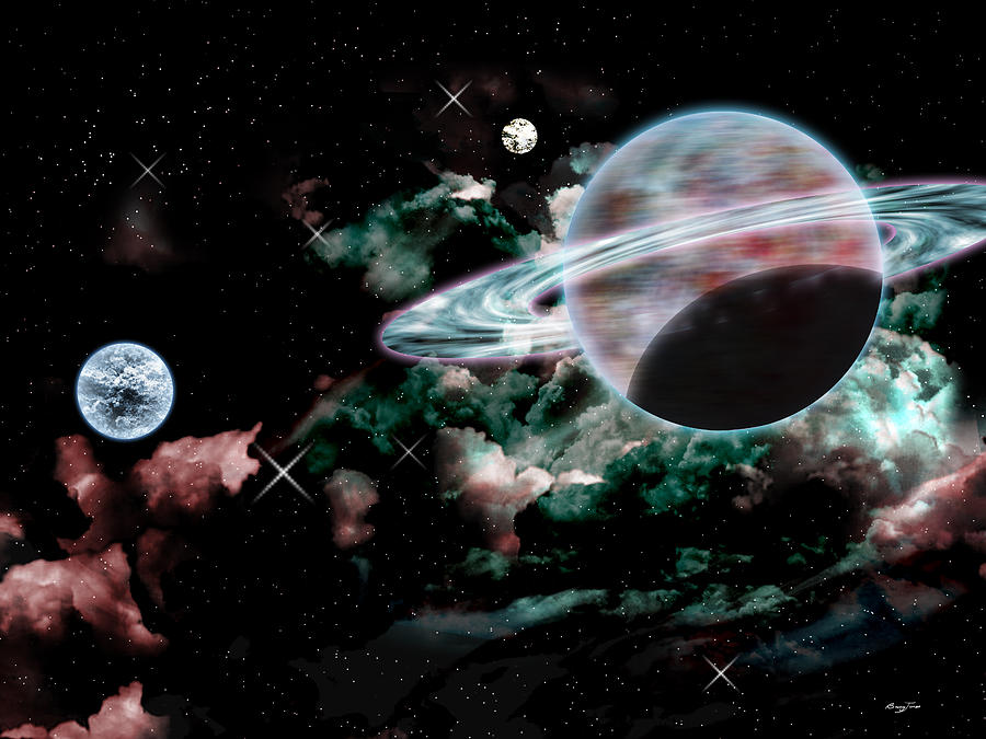 The Cosmos Digital Art by Barry Jones