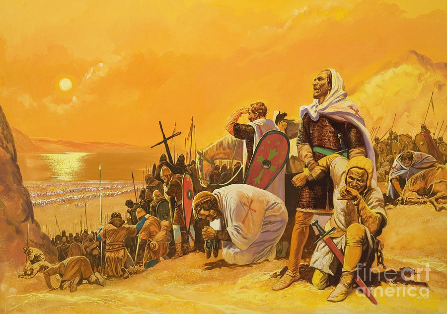 The Crusades by Gerry Embleton Painting by Gerry Embleton
