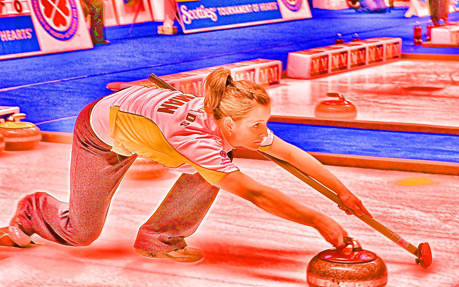 The Curler Photograph by Lawrence Christopher