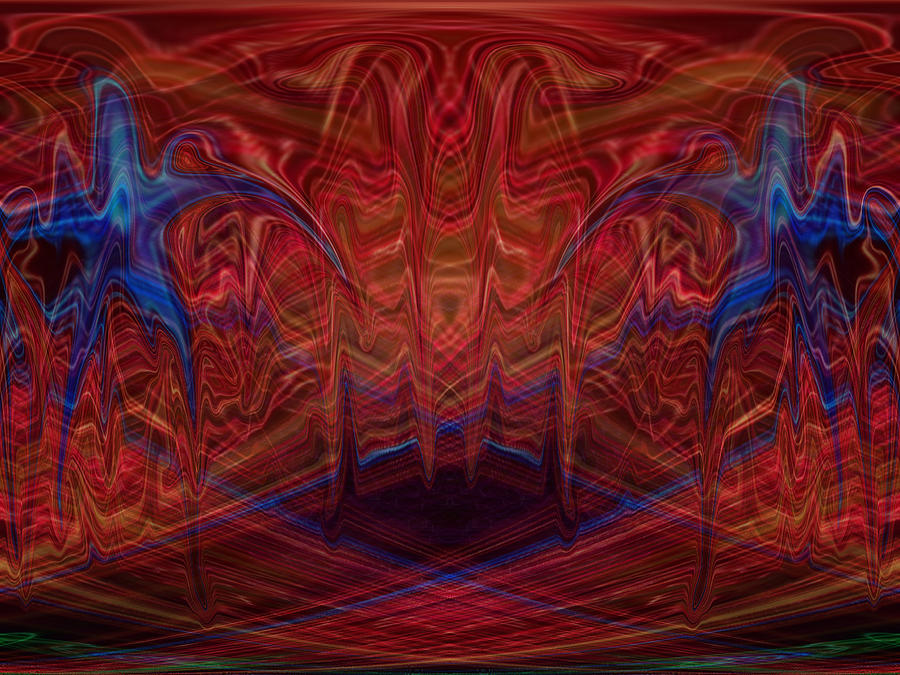 Abstract Digital Art - The Dance by Ernest Echols