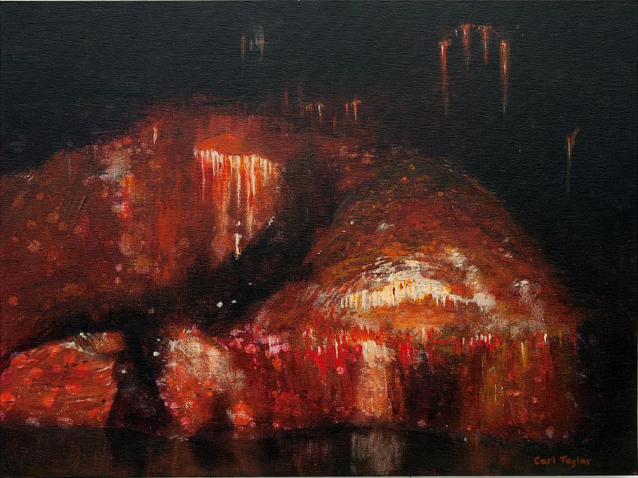 Abstract Painting - The Dark Cottage by Carl Taylor