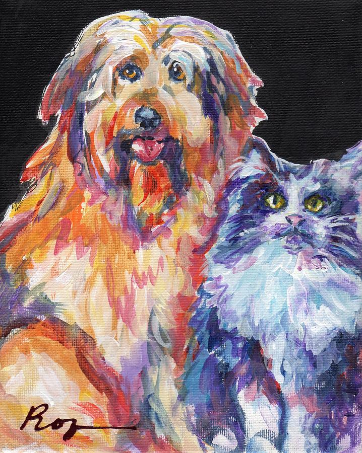 The Dashing Duo Painting by Judy  Rogan