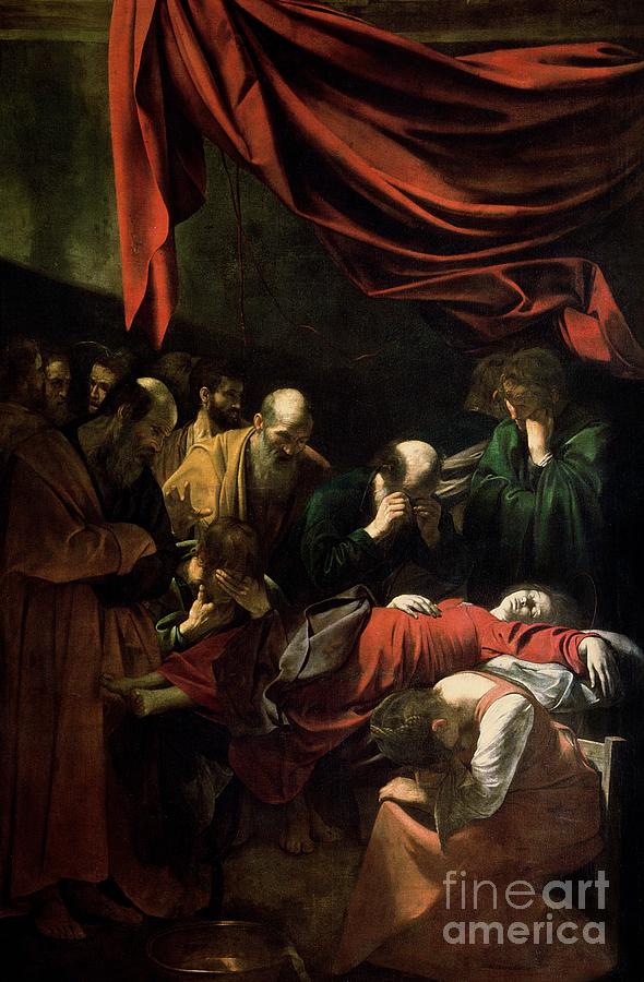 The Death of the Virgin Painting by Caravaggio