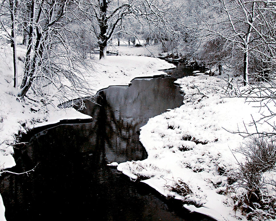 The Deep And Snowy Creek Photograph by Kimberleigh Ladd