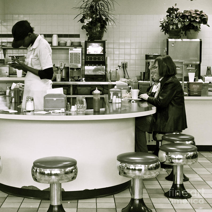 The Diner Photograph by Kate Purdy