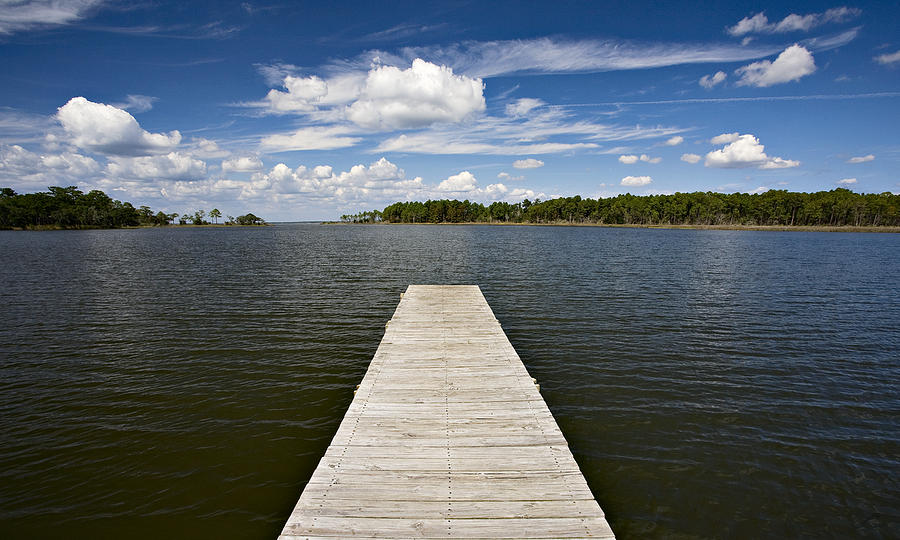 The Dock at the Lake Photograph by Al Hurley