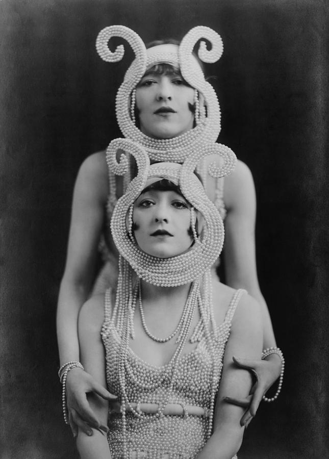 The Dolly Sisters, A Tandem Dance Team Photograph by Everett