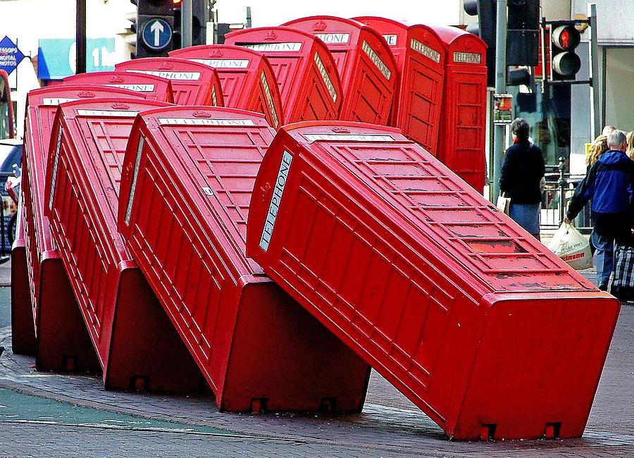 London Photograph - The Domino Effect - Out of Order by Colin J Williams Photography