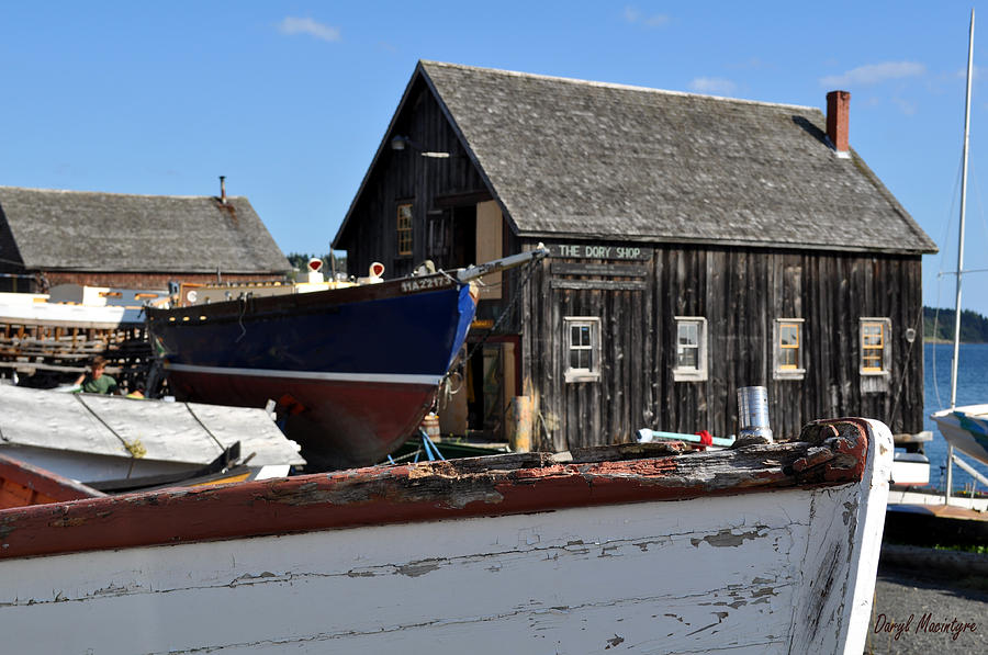 Boat Photograph - The Dory Shop by Daryl