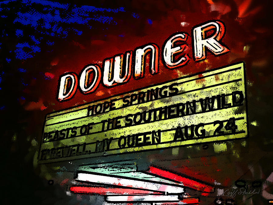 The Downer Theatre Digital Art by Geoff Strehlow
