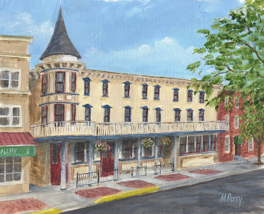 The Doylestown Inn Painting by Margie Perry - Fine Art America