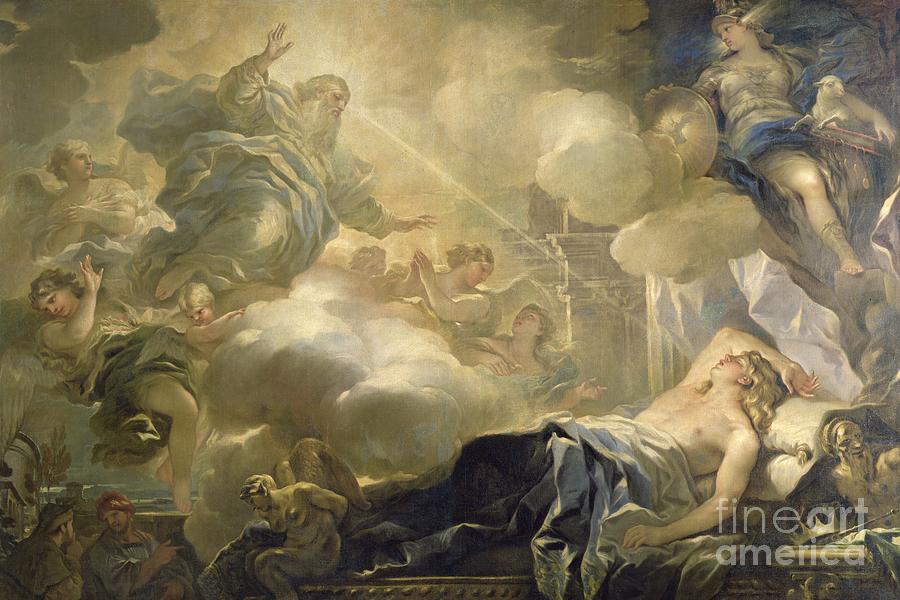 The Dream Of Solomon Painting by Luca Giordano