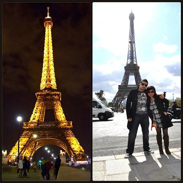 Paris Photograph - The Eiffel Tower, Night And Day!🗼❤ by Kelly Custodio Almulla