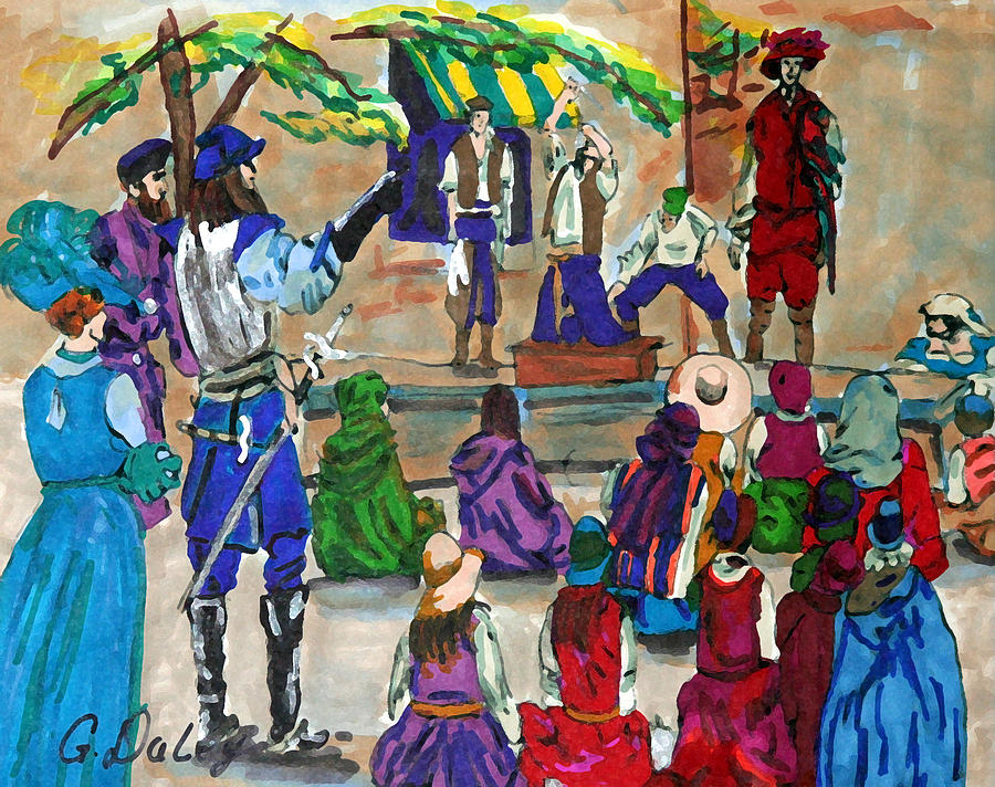 The Entertainers Painting by Gail Daley
