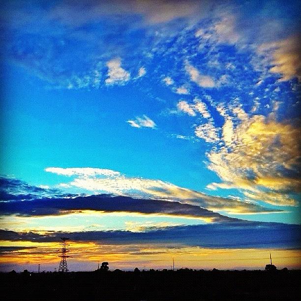 Instagram Photograph - The Evening Sky, On The Streets by Raffaele Salera