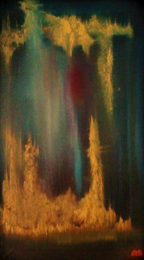 Abstract Painting - The Falls by Patrick J Bannon
