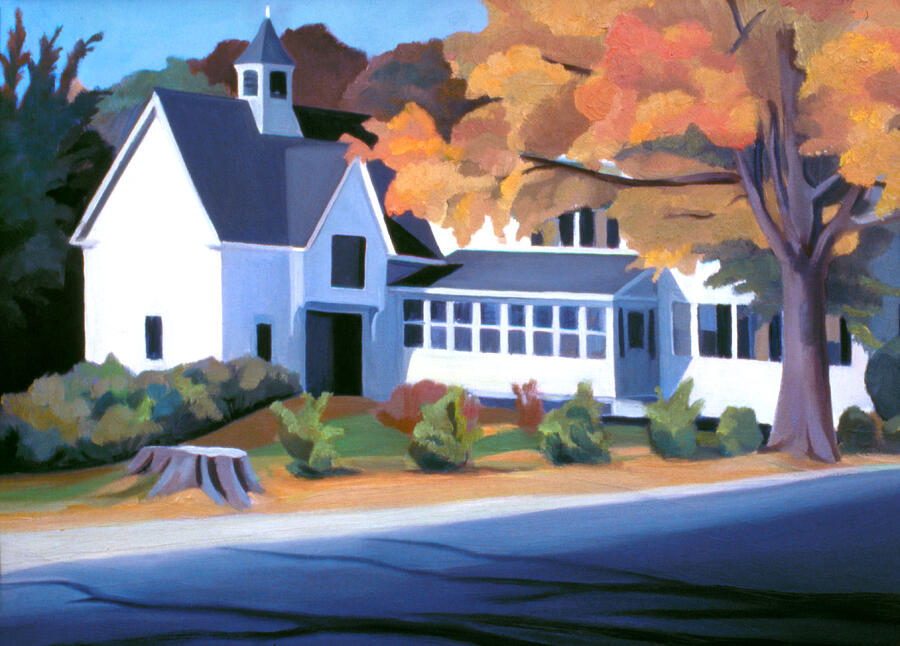 The Farmhouse Painting by Nancy Griswold