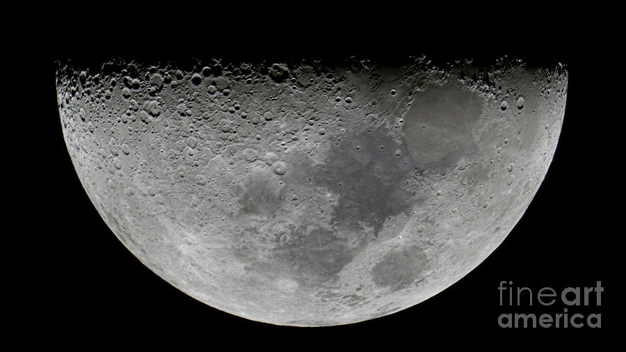 Terminator Photograph - The Feature Known As Lunar-x Visible by Luis Argerich