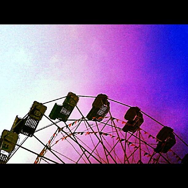Summer Photograph - The Ferris Wheel 2 by Sleepyhead Jomar Florendo