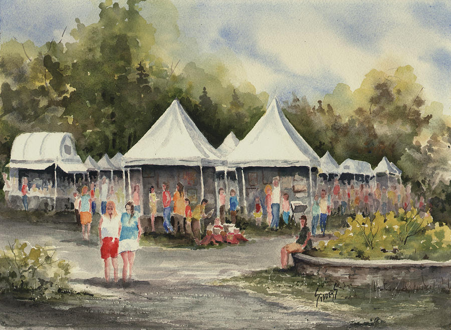 The Festival Painting by Sam Sidders