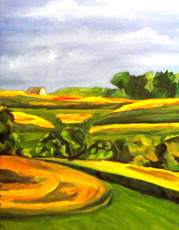 The Field Painting by Carolyn Tilley - Fine Art America