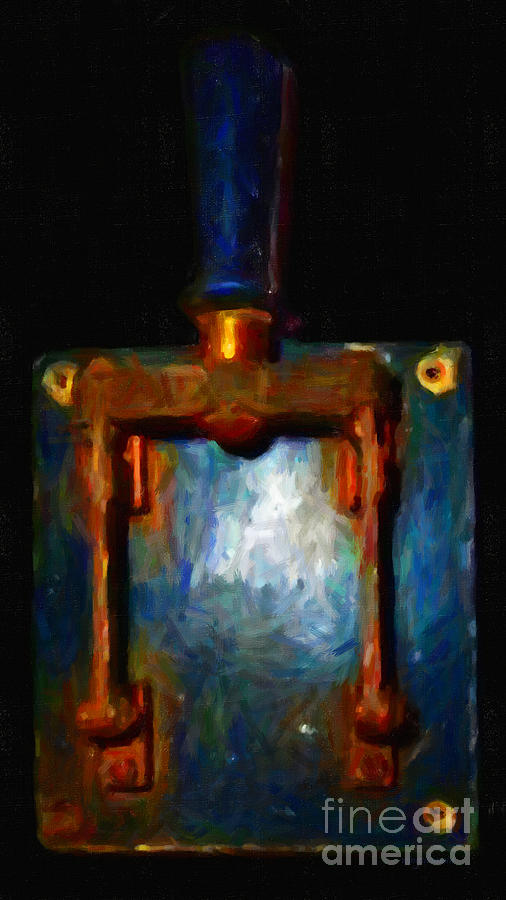 The Final Switch - Execution By Electrocution - Painterly Version 2 Photograph by Wingsdomain Art and Photography