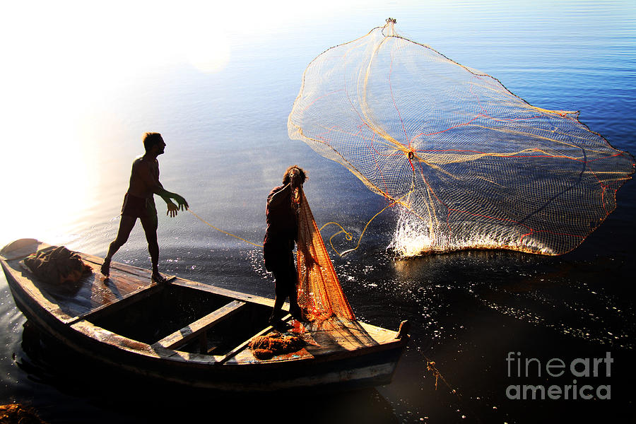 Landscape Photograph - The Fishermen by Razaq Vance