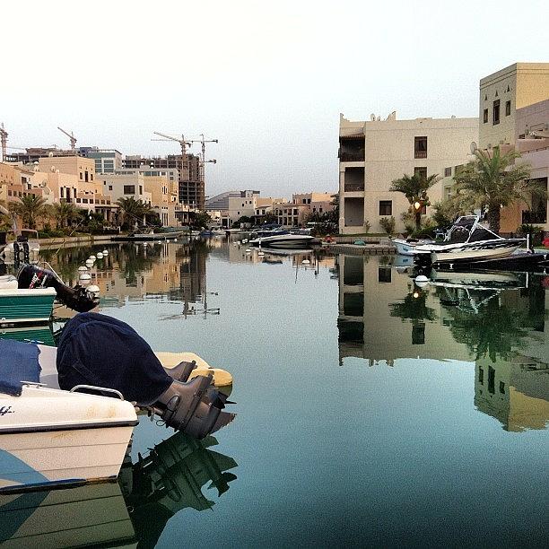 Boat Photograph - The #floatingcity Of #amwaj #bahrain by Cooper Naitove
