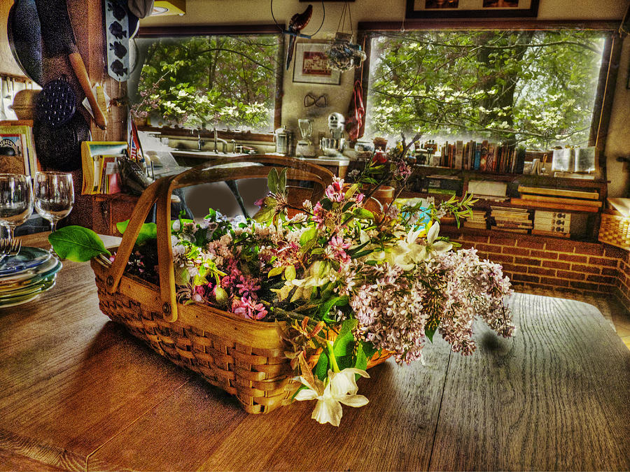 The Flower Basket Photograph by William Fields