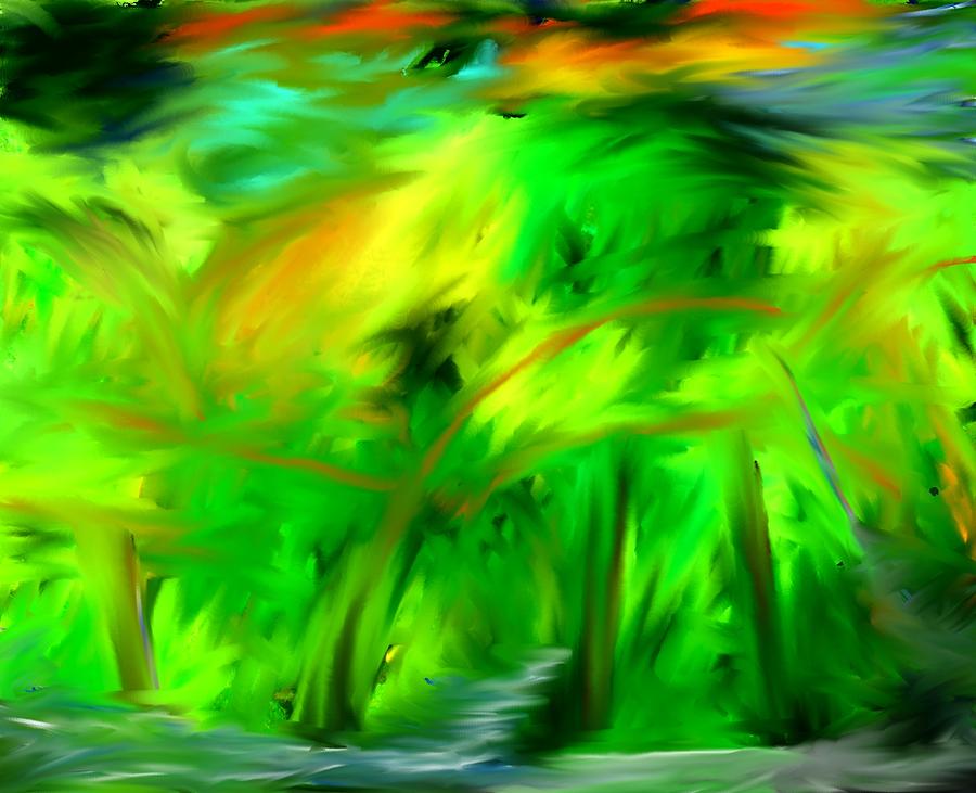 The Forest Digital Art by Kelly M Turner
