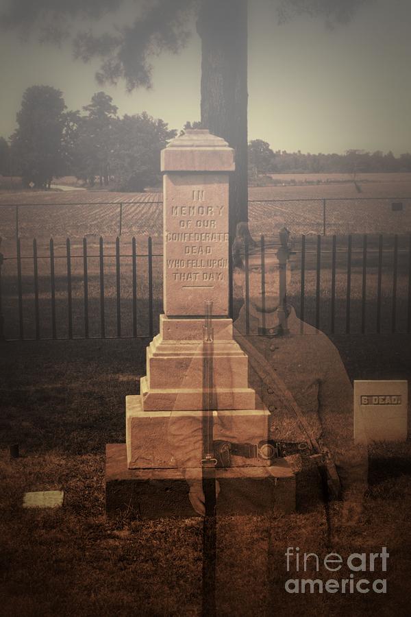 Civil War Battlefield Photograph - The forever Sentinel by Tommy Anderson