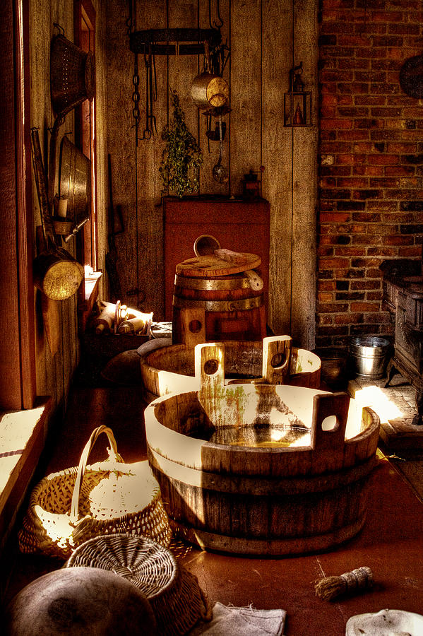 The Fort Nisqually Kitchen Photograph by David Patterson