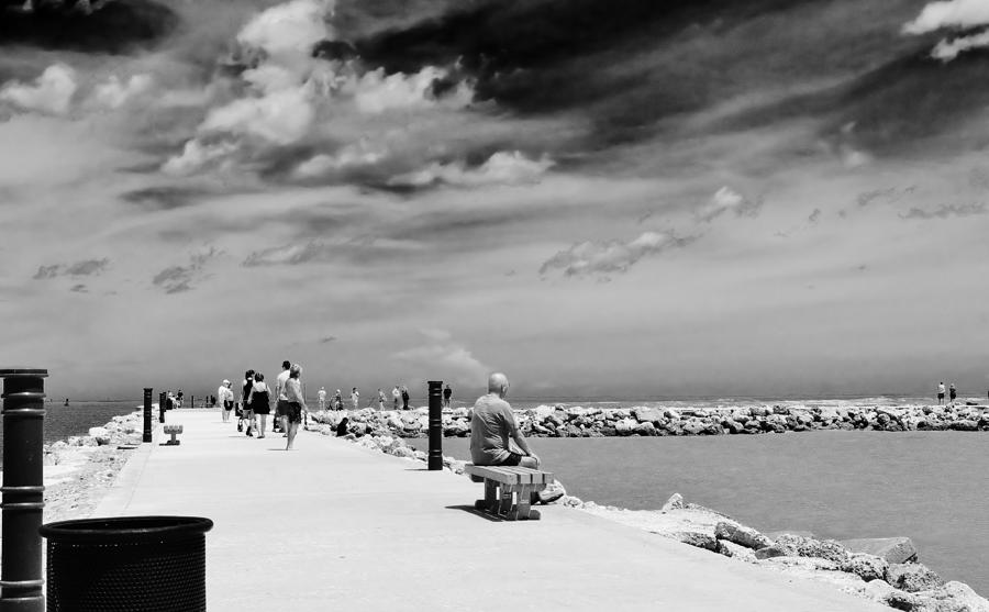 The Fort Pierce Jetty Photograph by Don Youngclaus