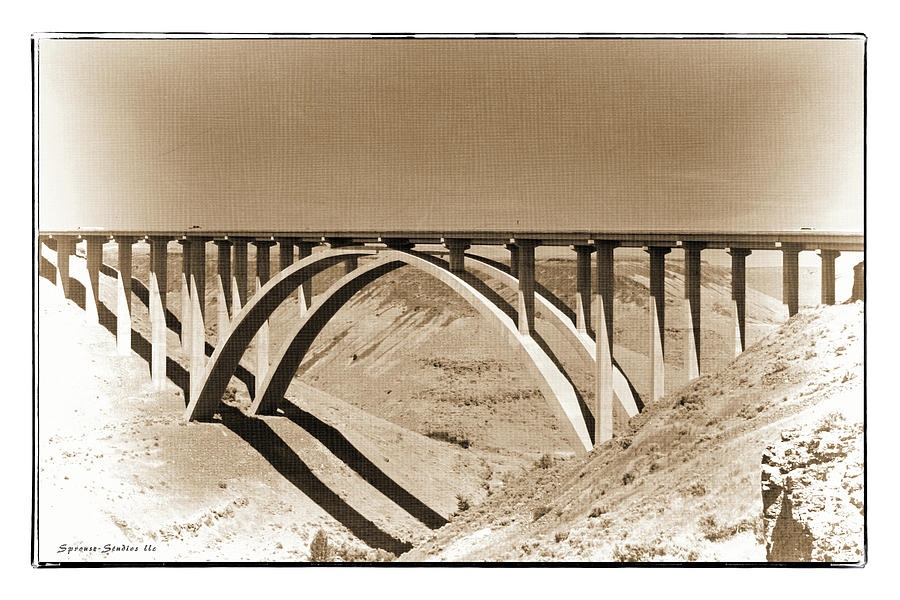 Bridge Photograph - The Gap Bridge by DMSprouse Art