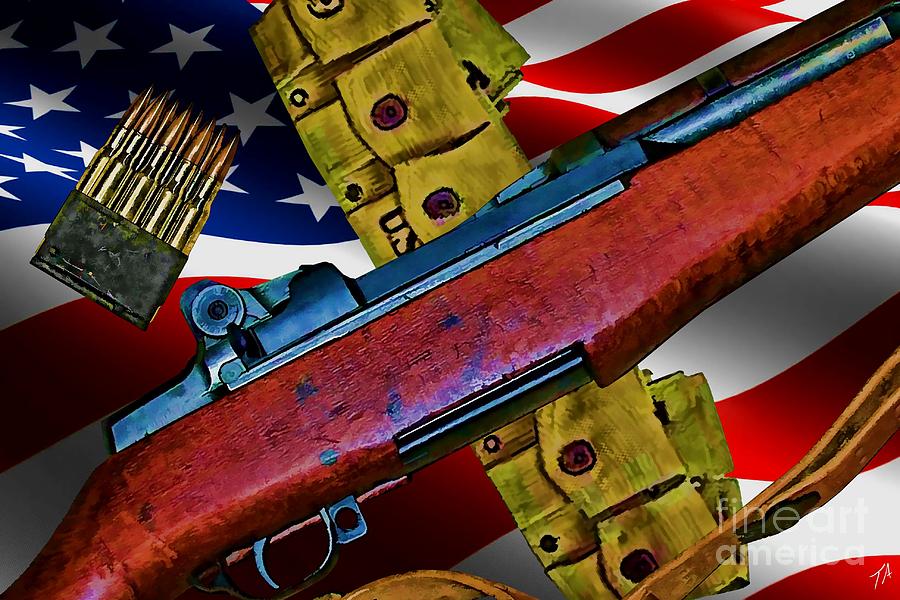The Garand Digital Art by Tommy Anderson