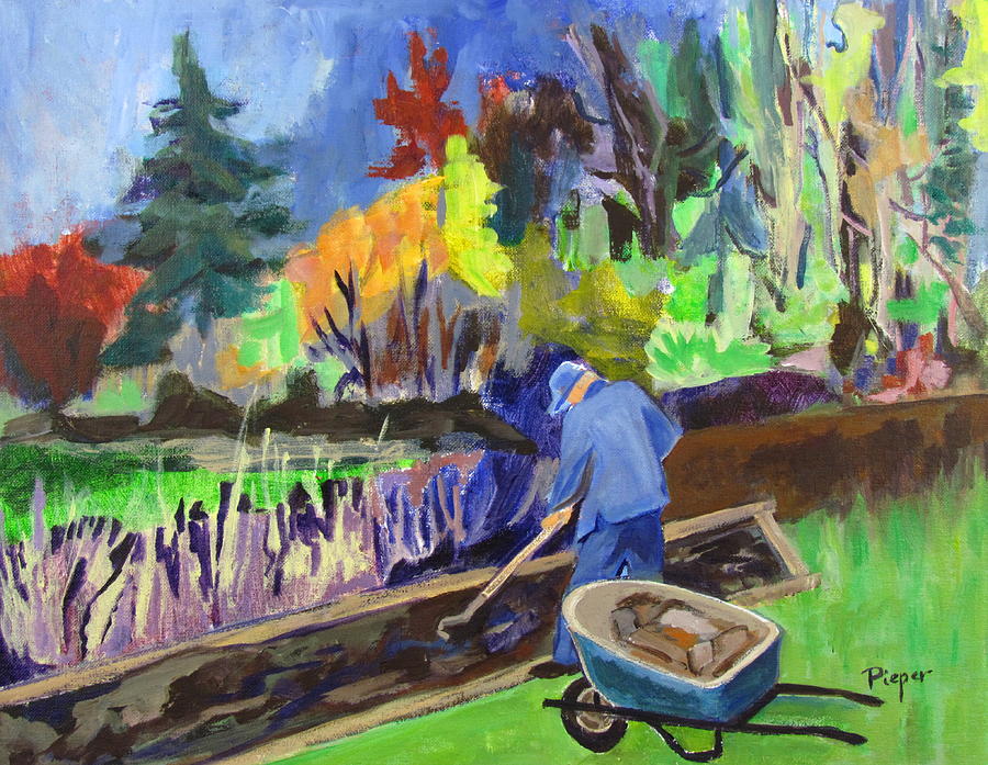 The Gardener Painting by Betty Pieper