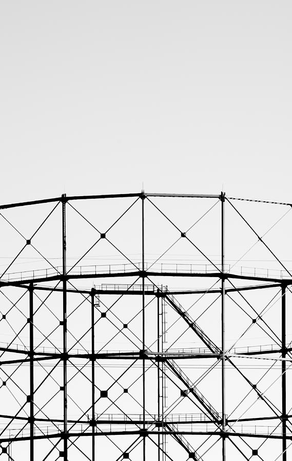 Architecture Photograph - The Gasometer by Lars Hallstrom