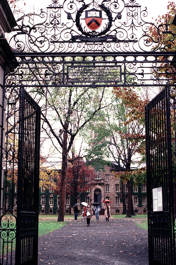 The Gate at Princeton University Photograph by Tom Wurl