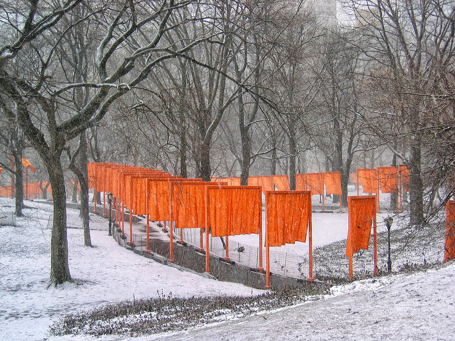 The Gates in a Blizzard 1 Photograph by Cornelis Verwaal