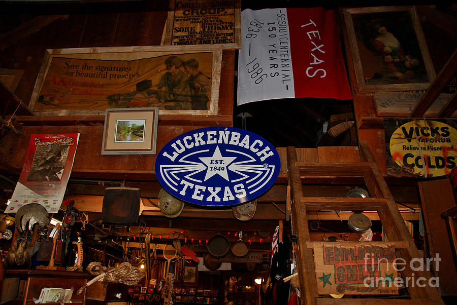 The General Store in Luckenbach TX Photograph by Susanne Van Hulst