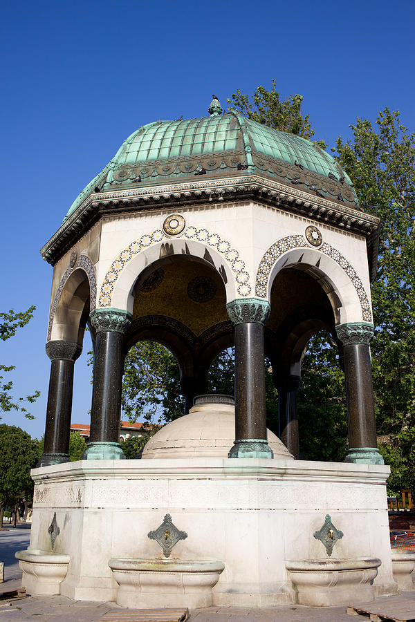 The German Fountain in Istanbul Photograph by Artur Bogacki