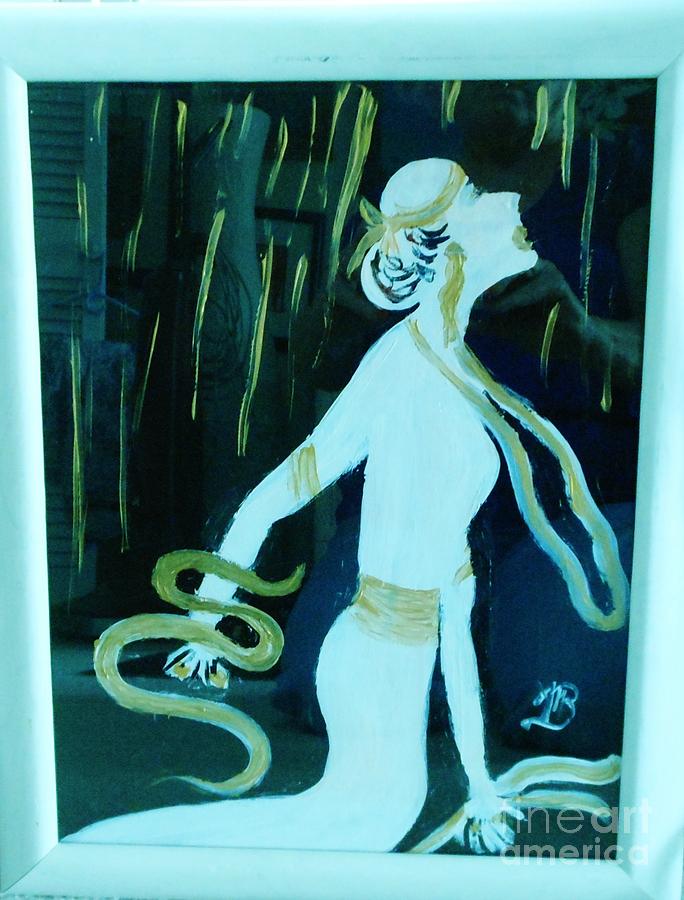 The Ghost of Art Deco Painting by Marie Bulger