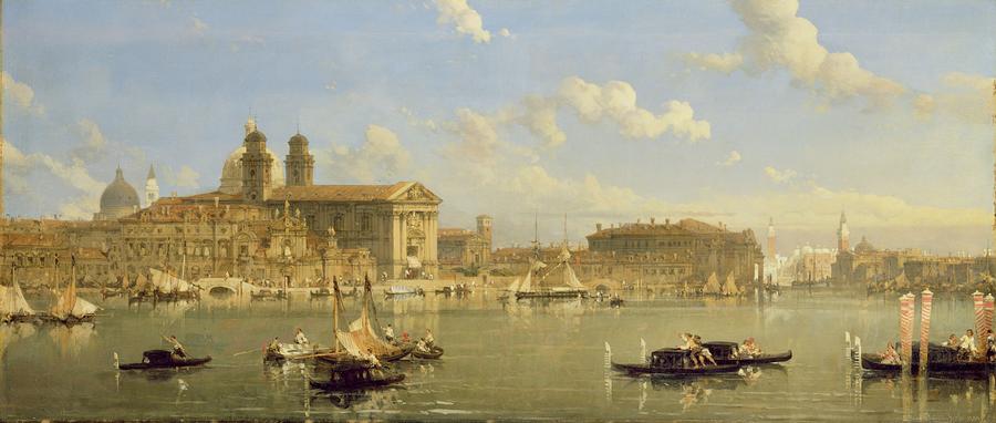 Boat Painting - The Giudecca - Venice by David Roberts