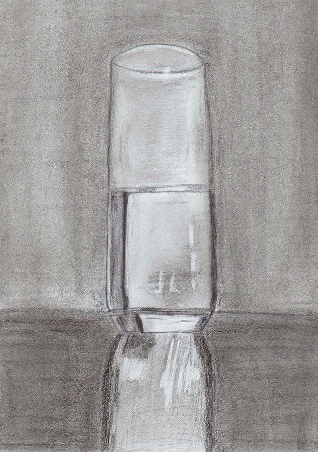Glass Drawing - The Glass by Carmela De Rosa