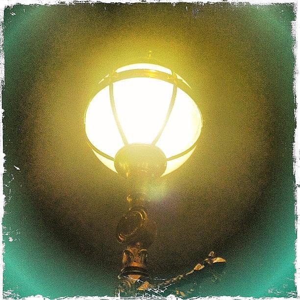 Dublin Photograph - The Glow Of A Street Lamp. #dublin by David Lynch